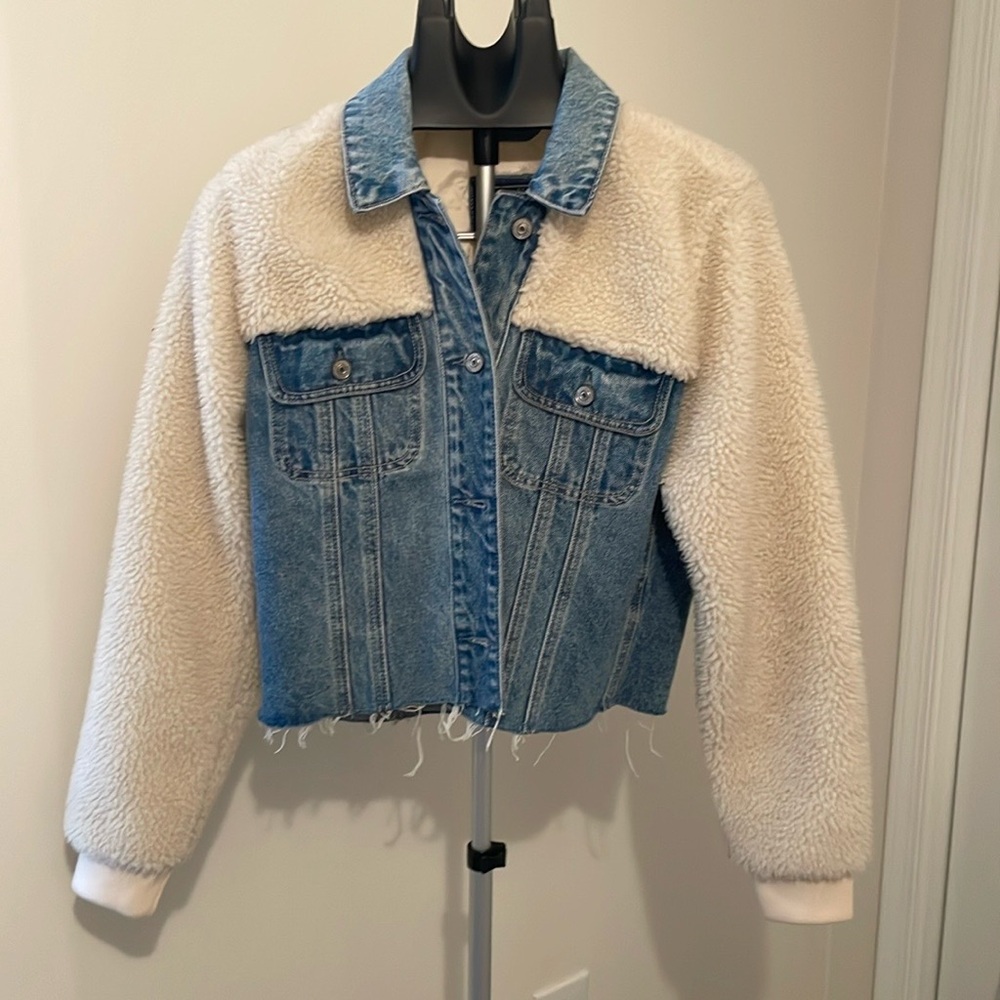 Abercrombie & Fitch Sherpa Jean jacket
